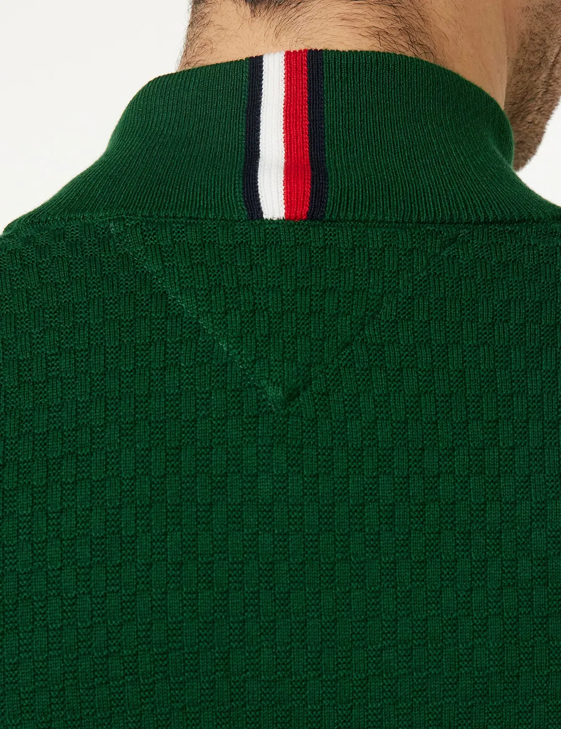 Tommy Hilfiger Cross Structure MW0MW29030 cardigan uomo con zip