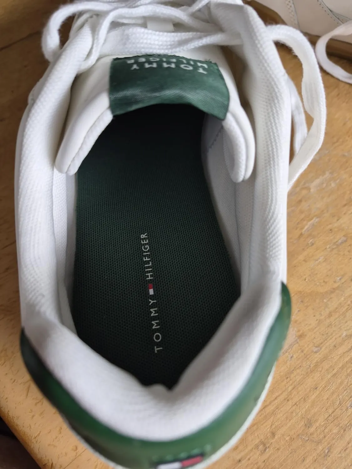 Tommy Hilfiger Cupsole Sneakers Uomo 43 Pelle Bianco Basse