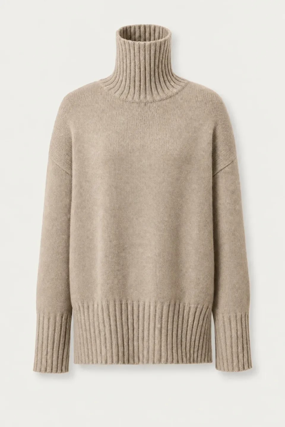 Massimo Alba Cara Dolcevita Donna Sesame Cashmere