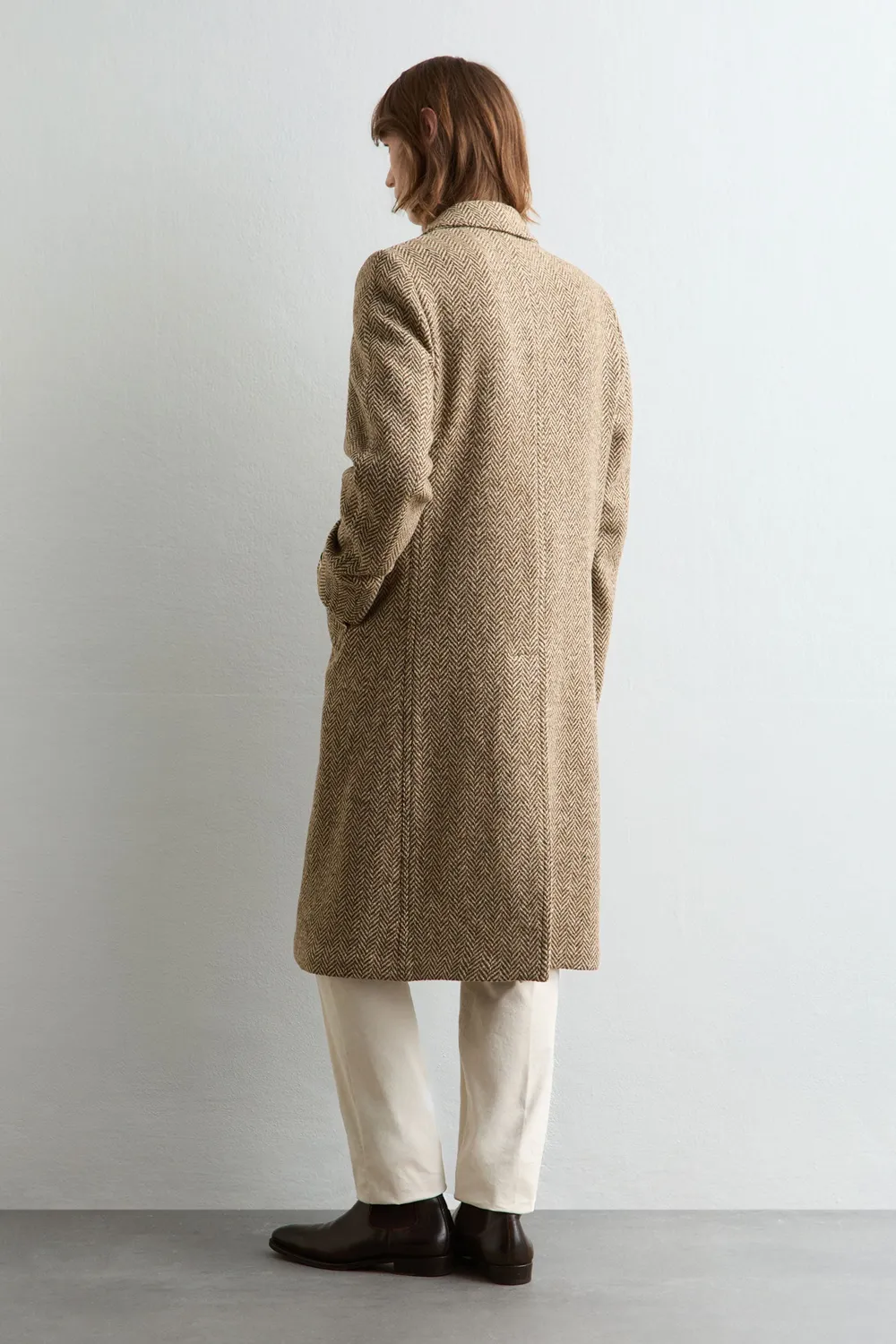 Massimo Alba MERCURY cappotto uomo mimetico lana