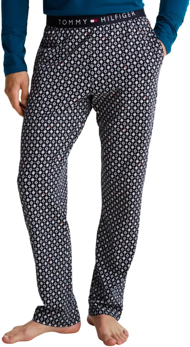 Tommy Hilfiger Jersey Pant Print pantalone jogging cotone