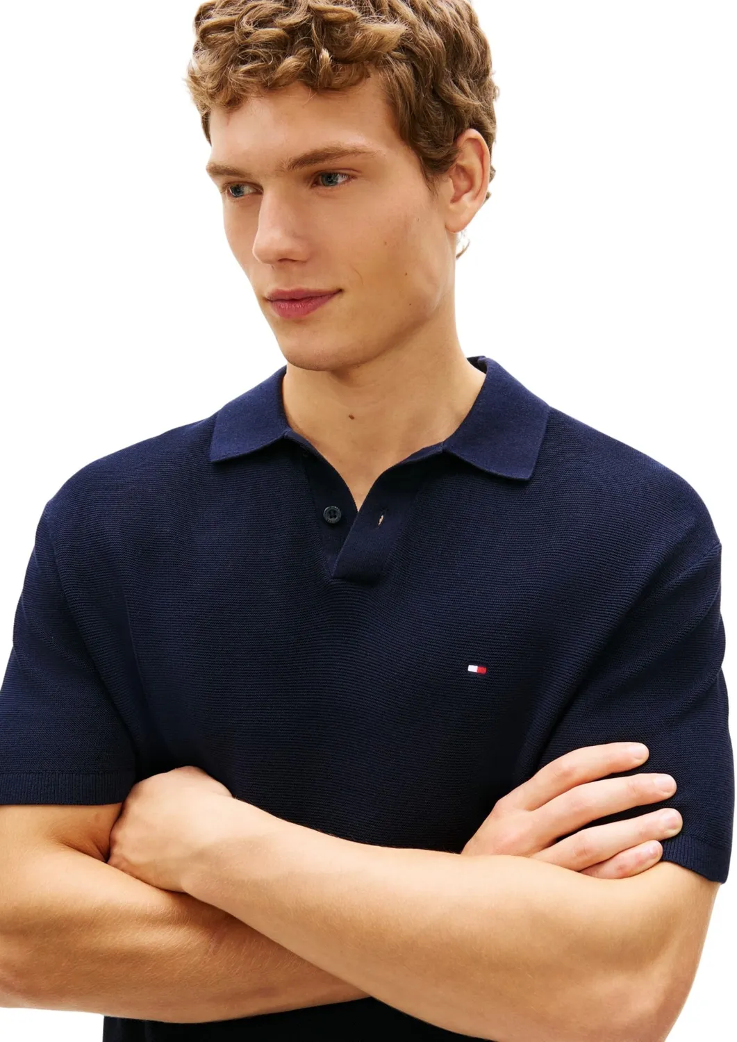 Tommy Hilfiger Cool Touch MW0MW42795 polo uomo nera