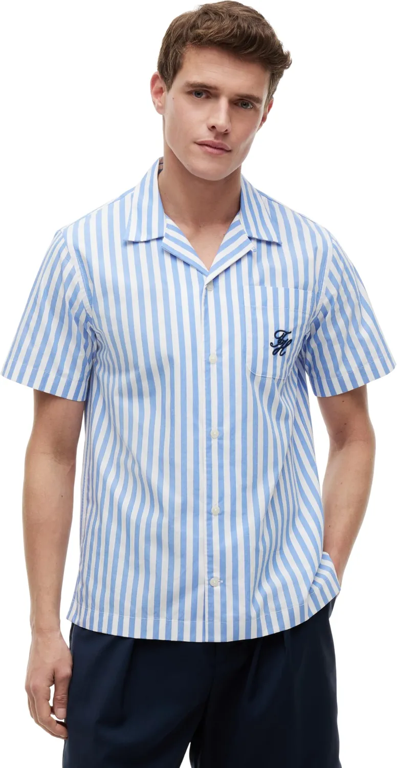 Tommy Hilfiger Papertouch MW0MW42986 camicia uomo L blu