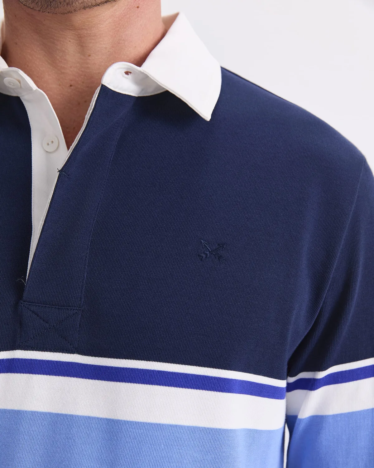 Sportscraft Stripe Rugby polo manica lunga righe