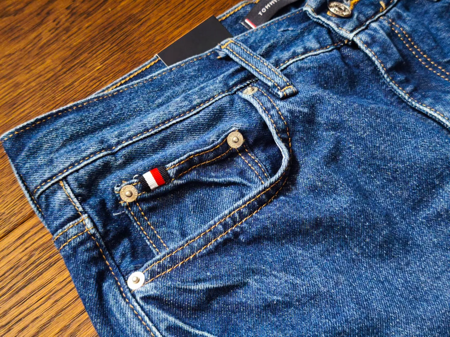 Tommy Hilfiger MW0MW42328 jeans uomo 36W/32L blu
