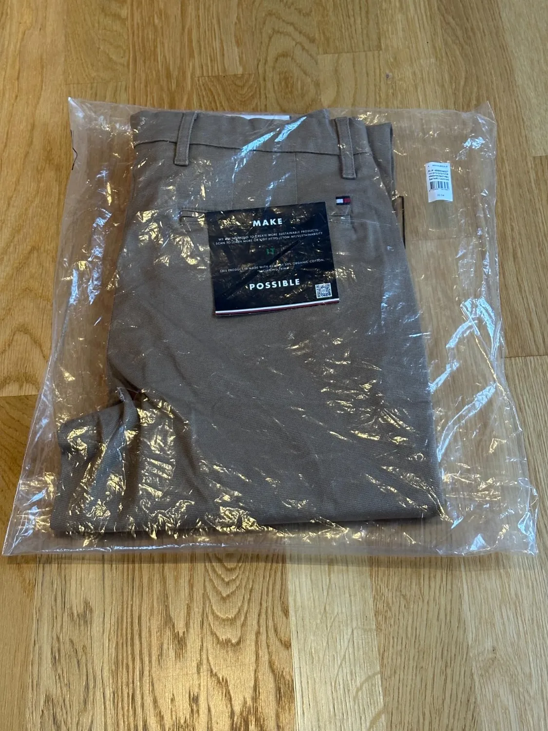 Tommy Hilfiger Denton Straight Leg chino uomo blu cotone elasticizzato