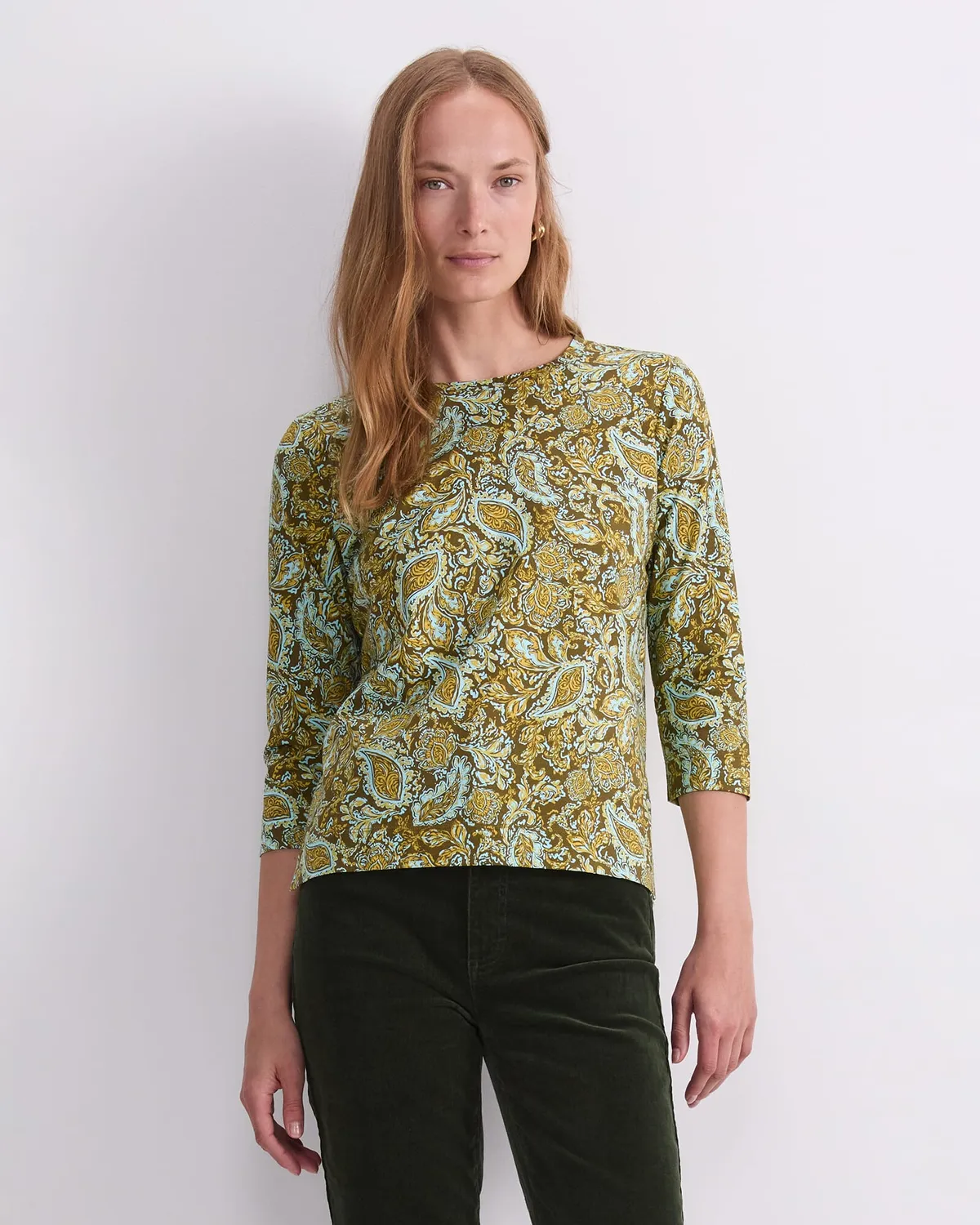 Sportscraft Paisley Mercerised Tee maglietta donna