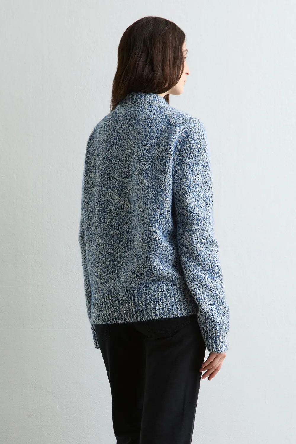Massimo Alba Demetra cardigan royal blue alpaca