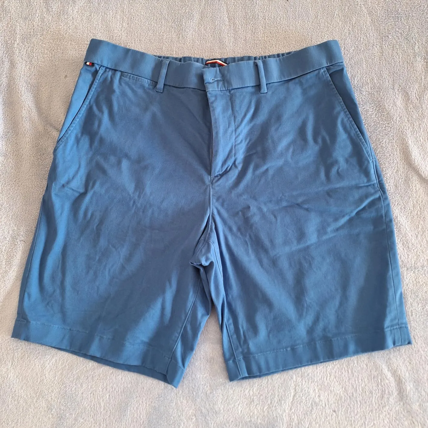 Tommy Hilfiger Harlem MW0MW42294 shorts chino uomo cotone blu