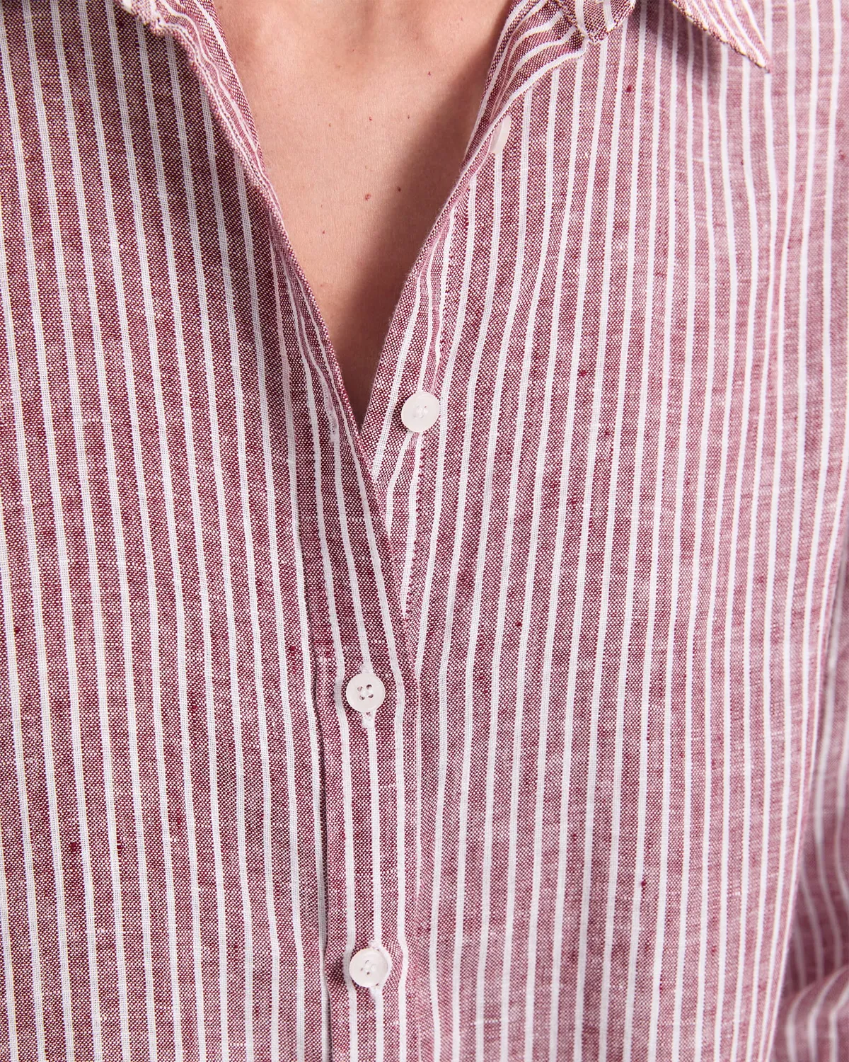 Sportscraft Dahlia Stripe camicia lino a righe