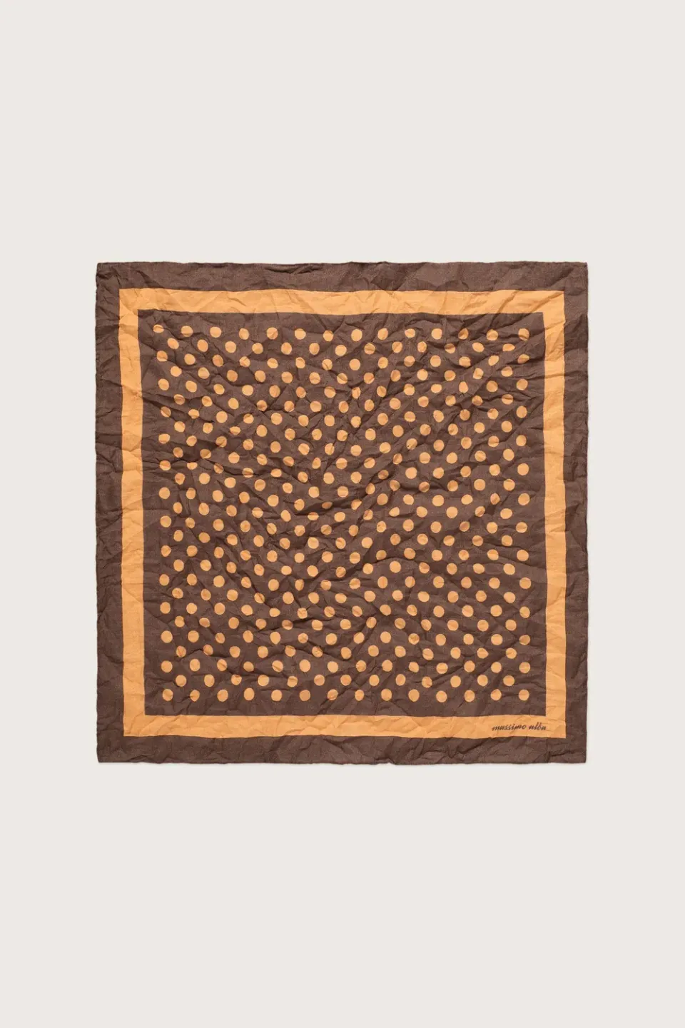 Massimo Alba Hanky1 Fazzoletto Bandana Cacao Cotone