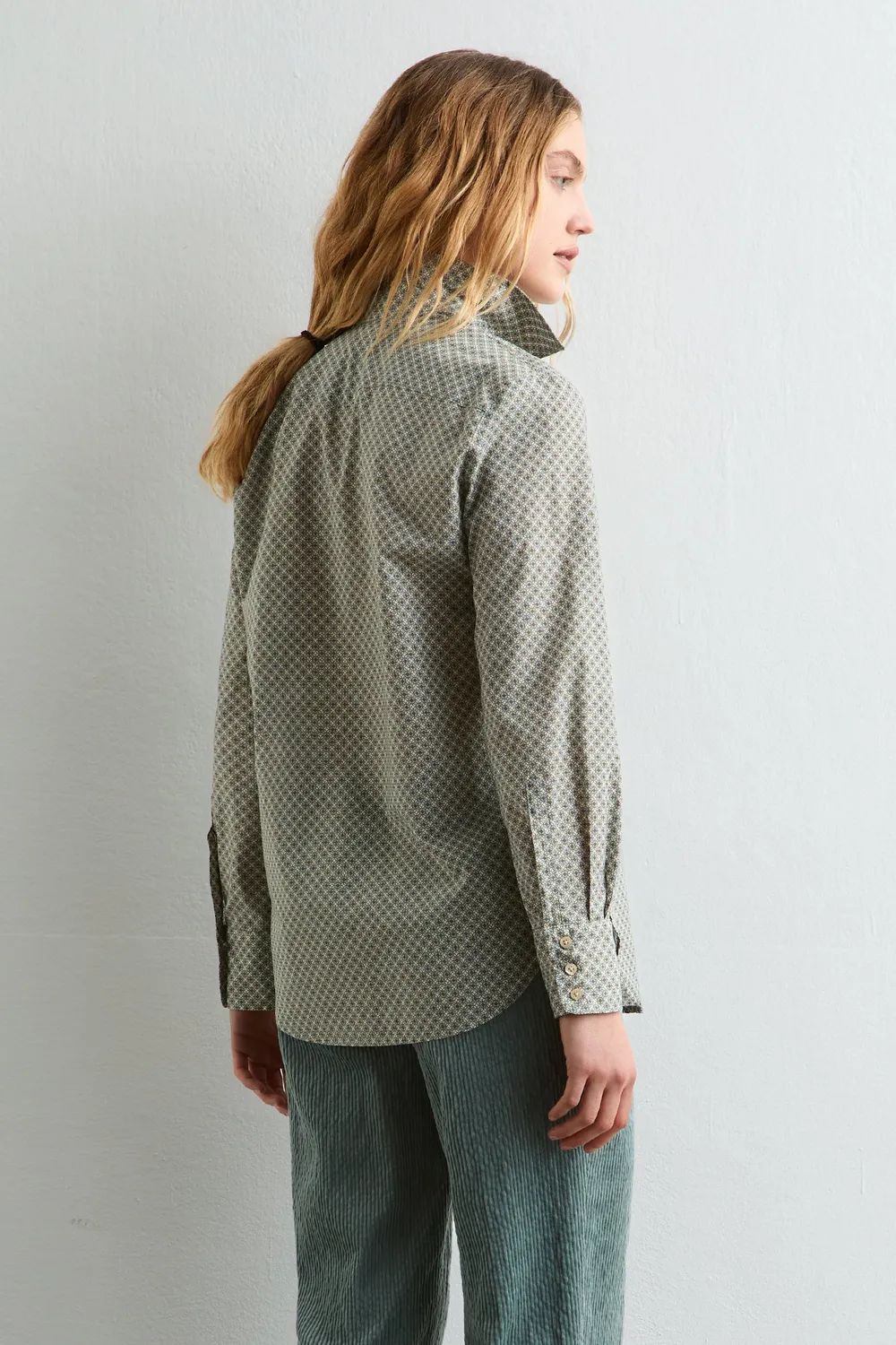 Massimo Alba Selma camicia cotone air blue morbida