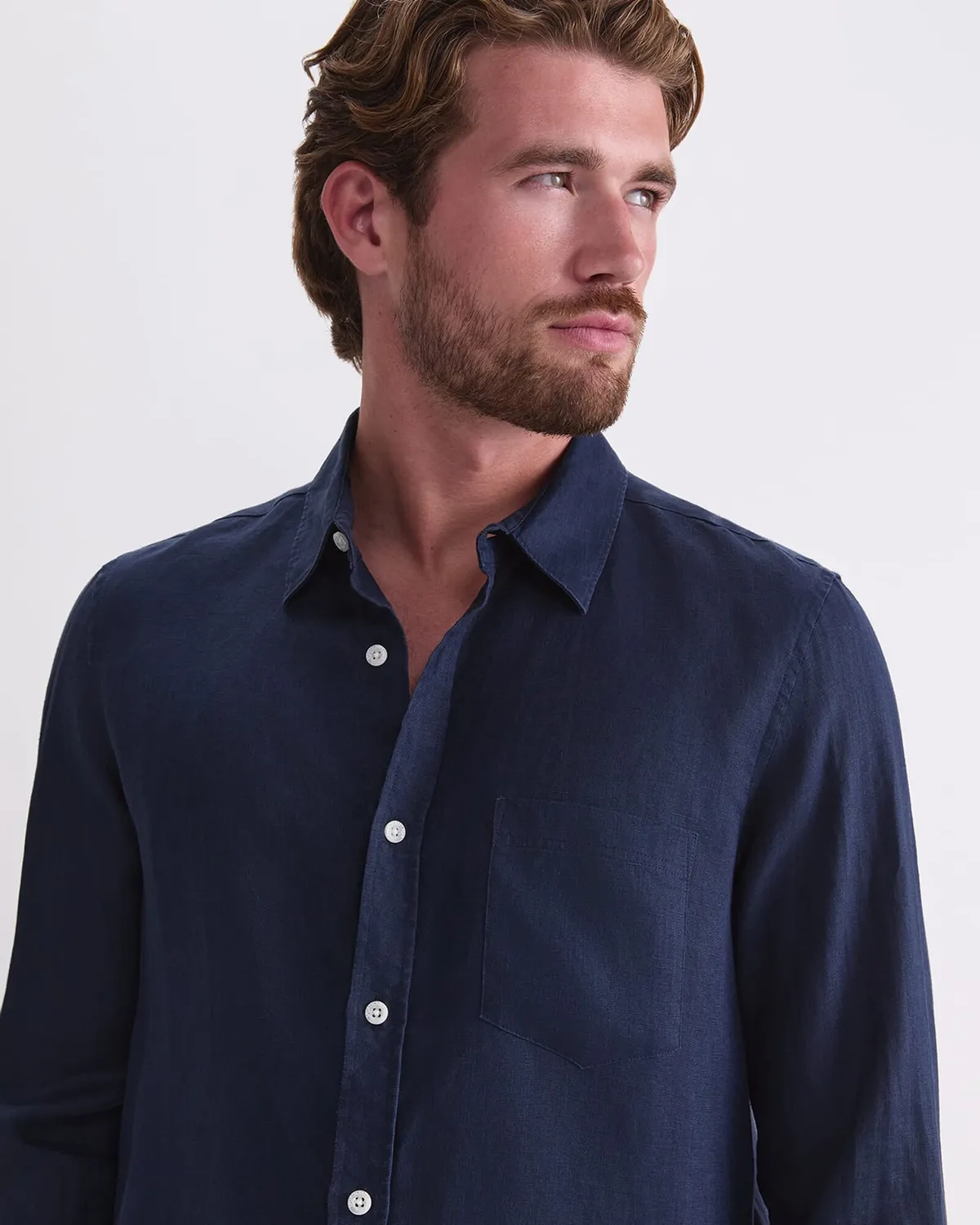 Sportscraft Long Sleeve Linen camicia lino manica lunga fresca