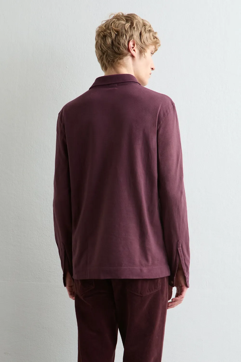 Massimo Alba Raya polo uomo rossa cotone cashmere