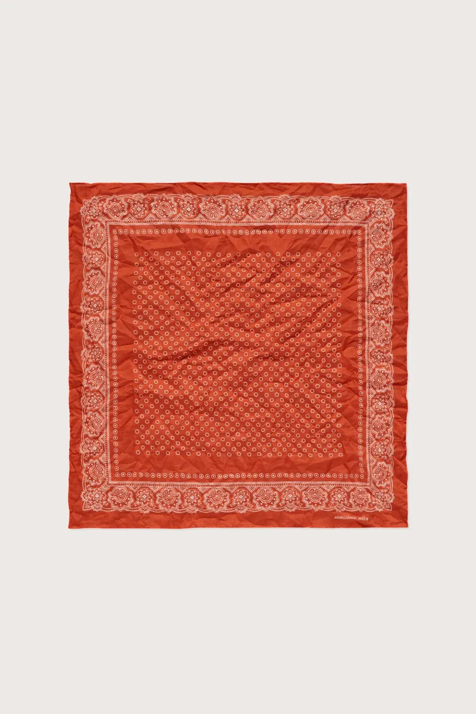 Massimo Alba Hanky1 fazzoletto cotone spicy orange