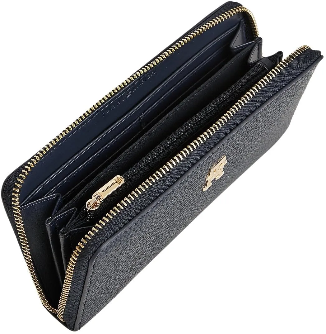 Tommy Hilfiger Emblem Large portafoglio donna blu