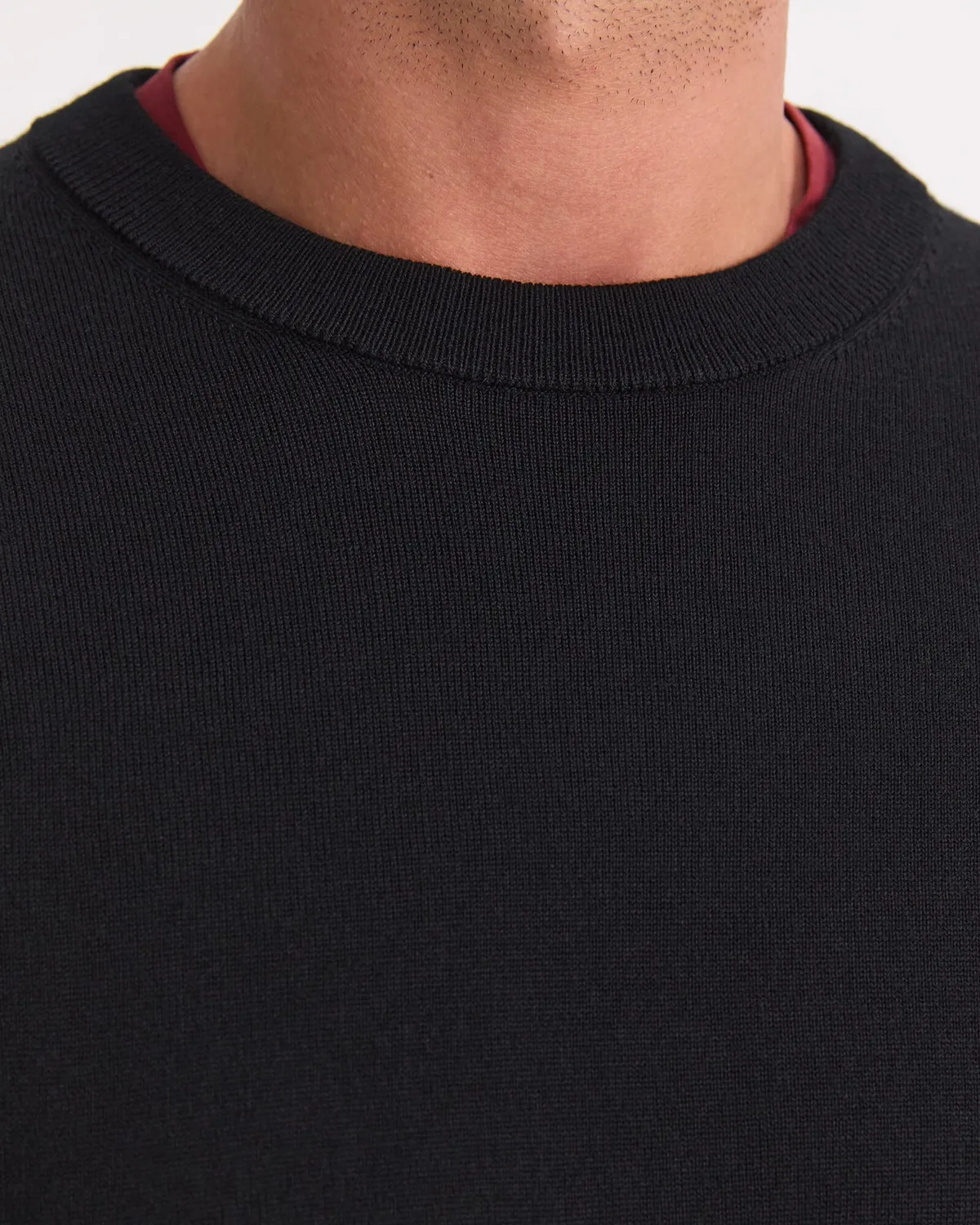Sportscraft Merino Crew Neck maglione uomo lana merino