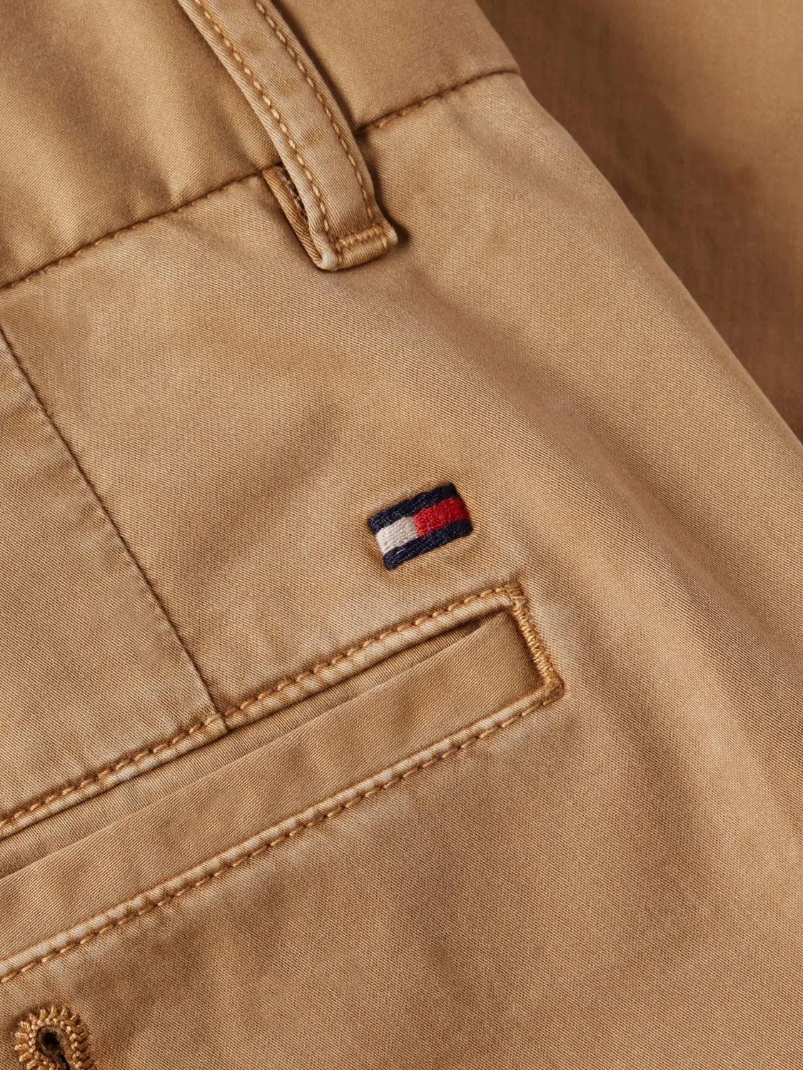Tommy Hilfiger Chelsea Cargo Satin pantaloni cargo uomo verde