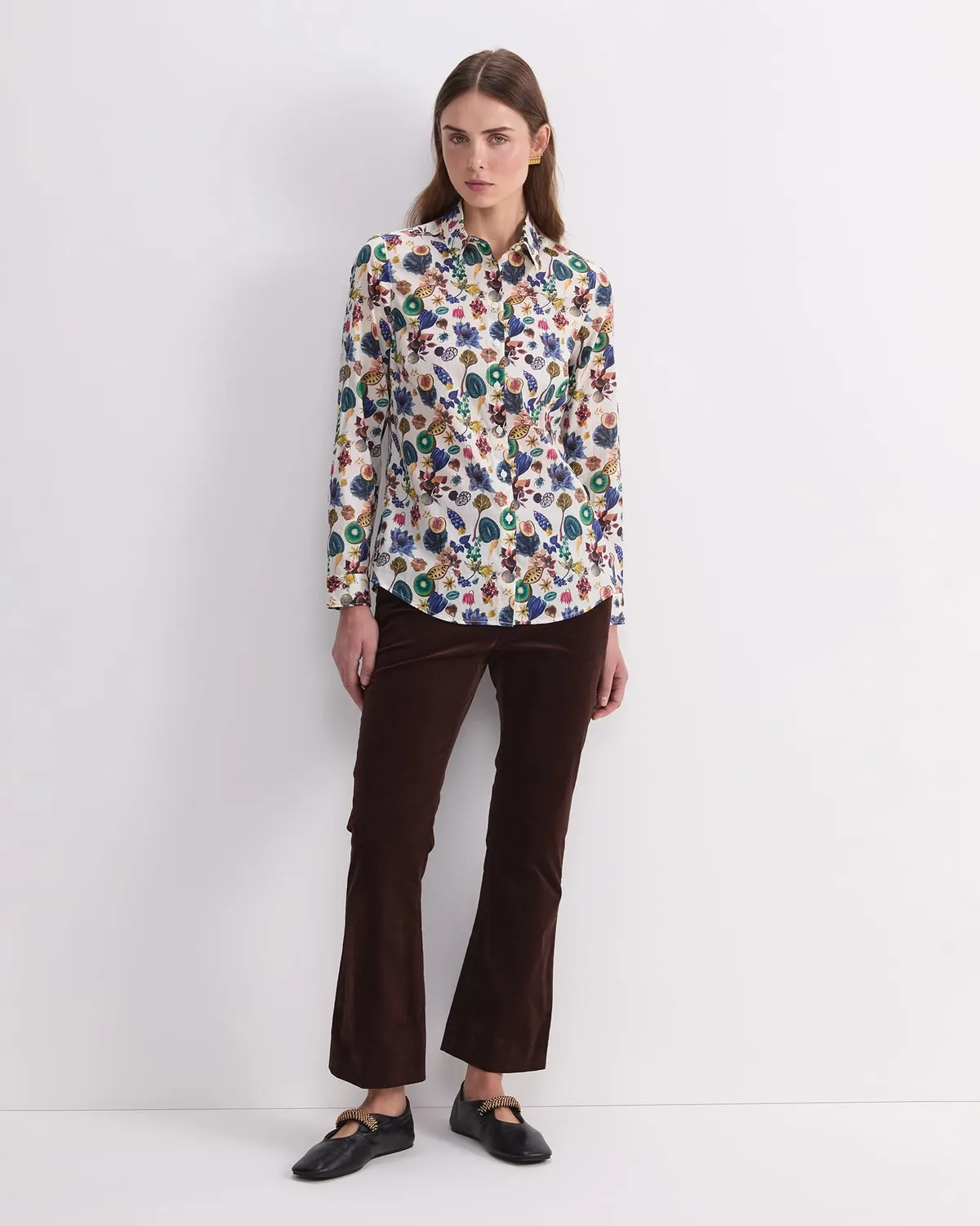 Sportscraft Floral Earth Liberty Magic camicia donna cotone