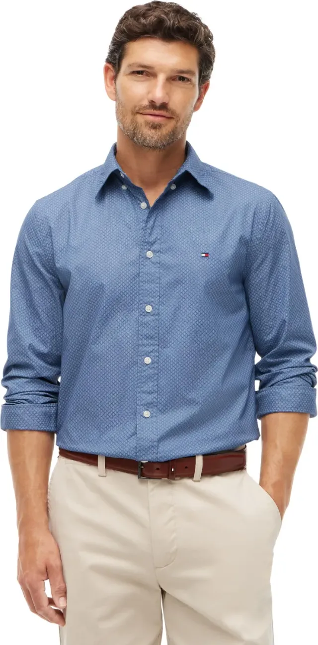 Tommy Hilfiger Flex MW0MW44580 camicia uomo L fantasia