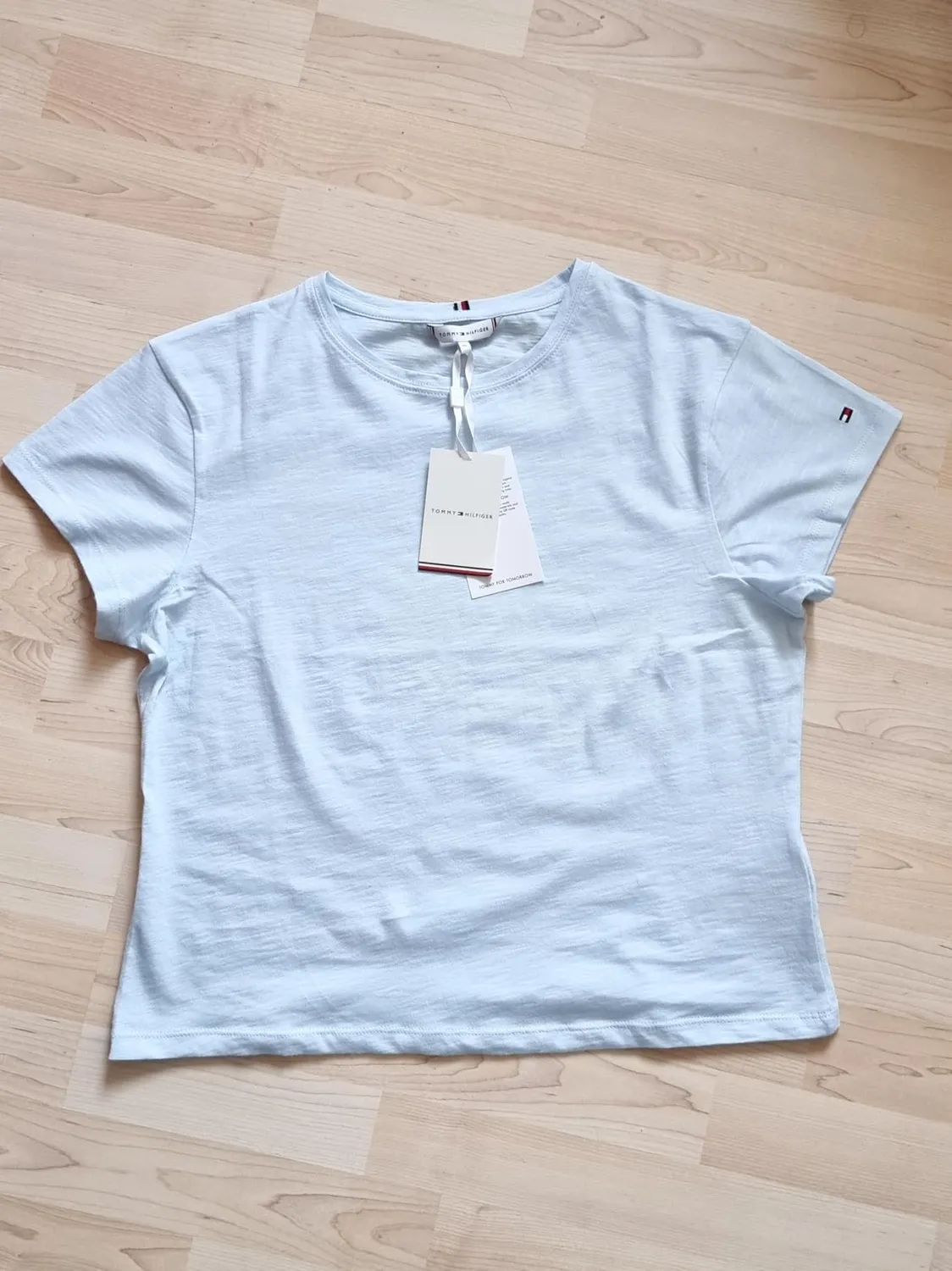 Tommy Hilfiger Co Slub Slim WW0WW48702 t-shirt donna manica corta