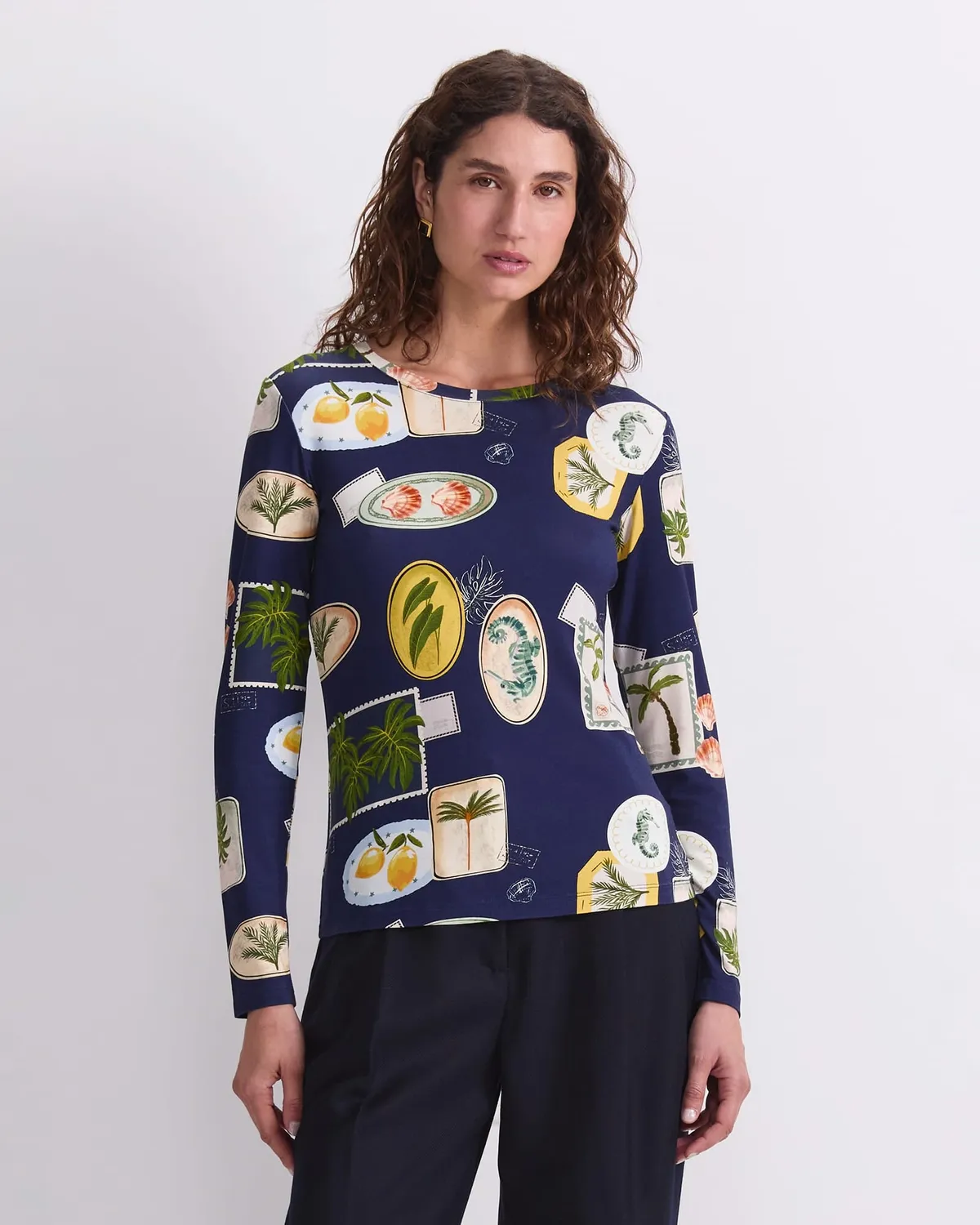Sportscraft Piper Print Magic Tee maglietta manica lunga