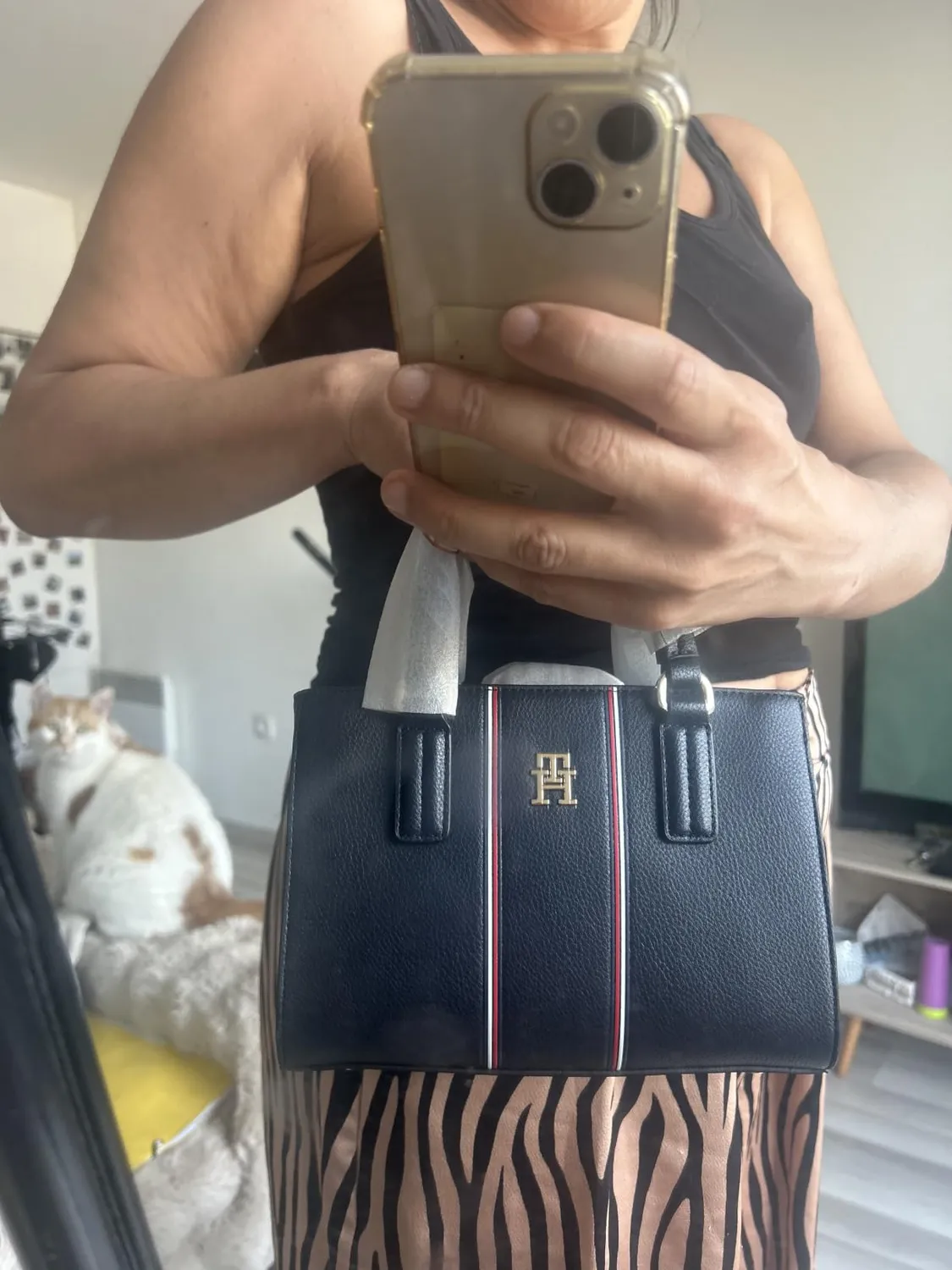 Tommy Hilfiger TH Daily Mini Tote borsa donna blu 1,5 L