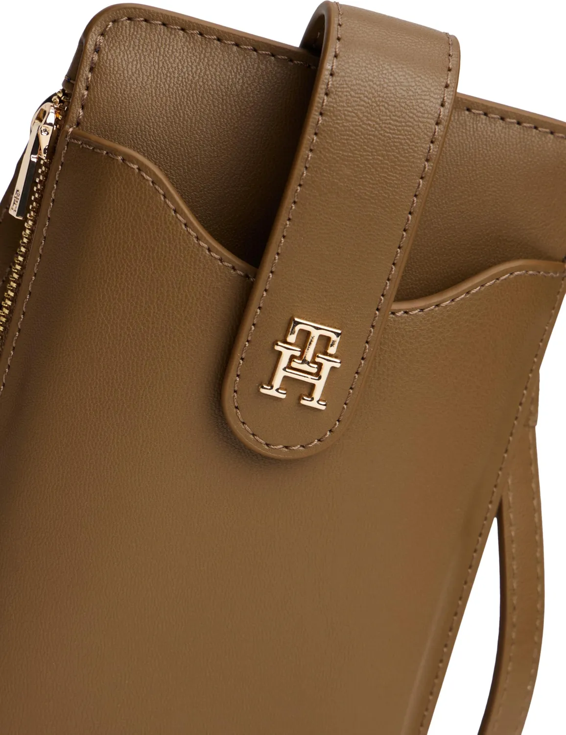 Tommy Hilfiger TH Icon portafoglio AW0AW18137 telefono beige