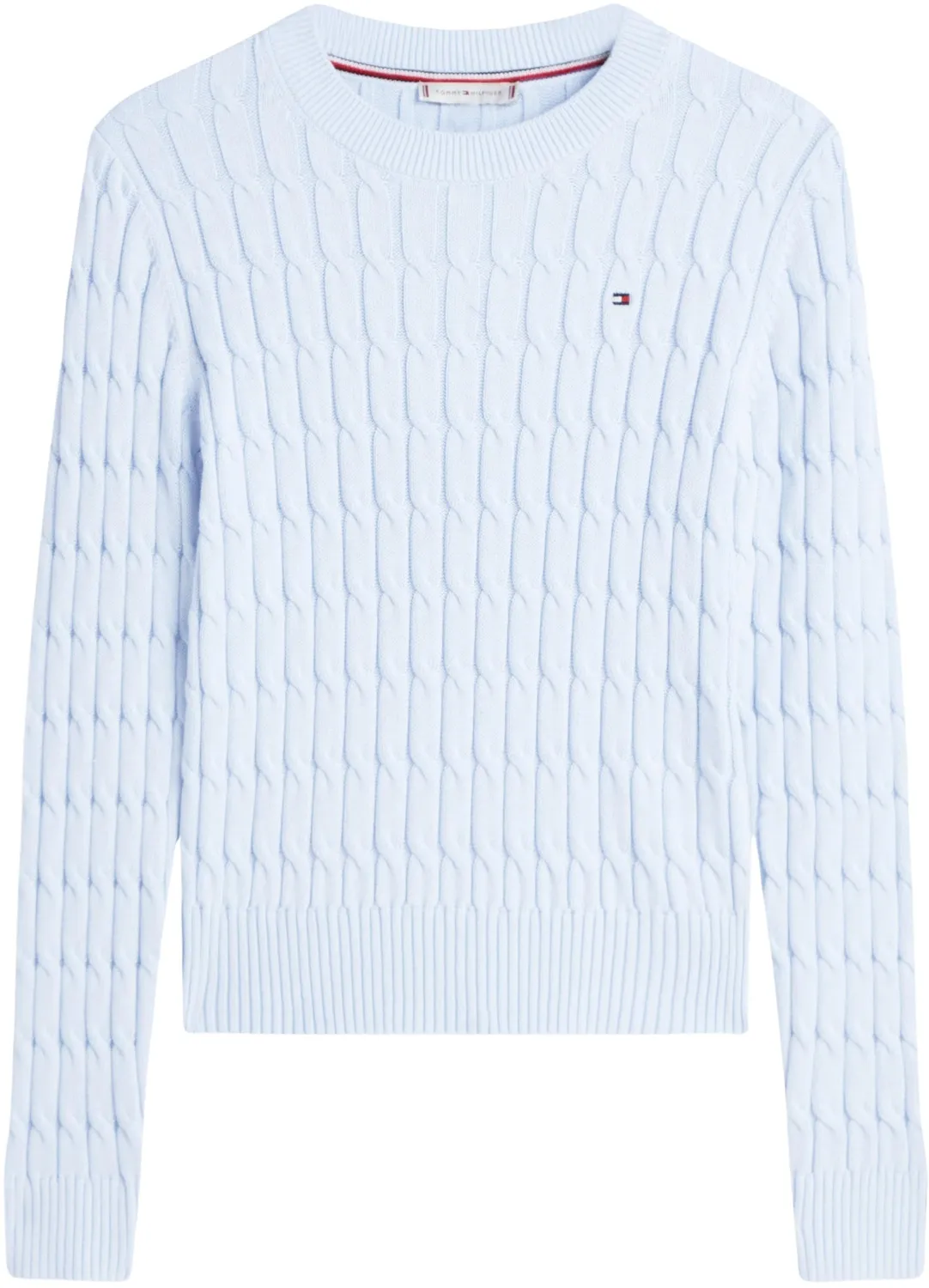 Tommy Hilfiger Co Cable WW0WW47644 maglione donna XL trecce