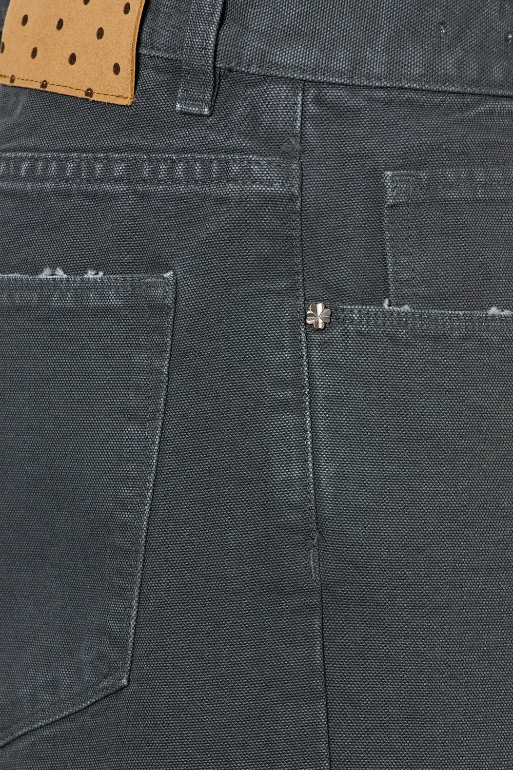 Massimo Alba Oceano pantaloni uomo smoky grey canvas