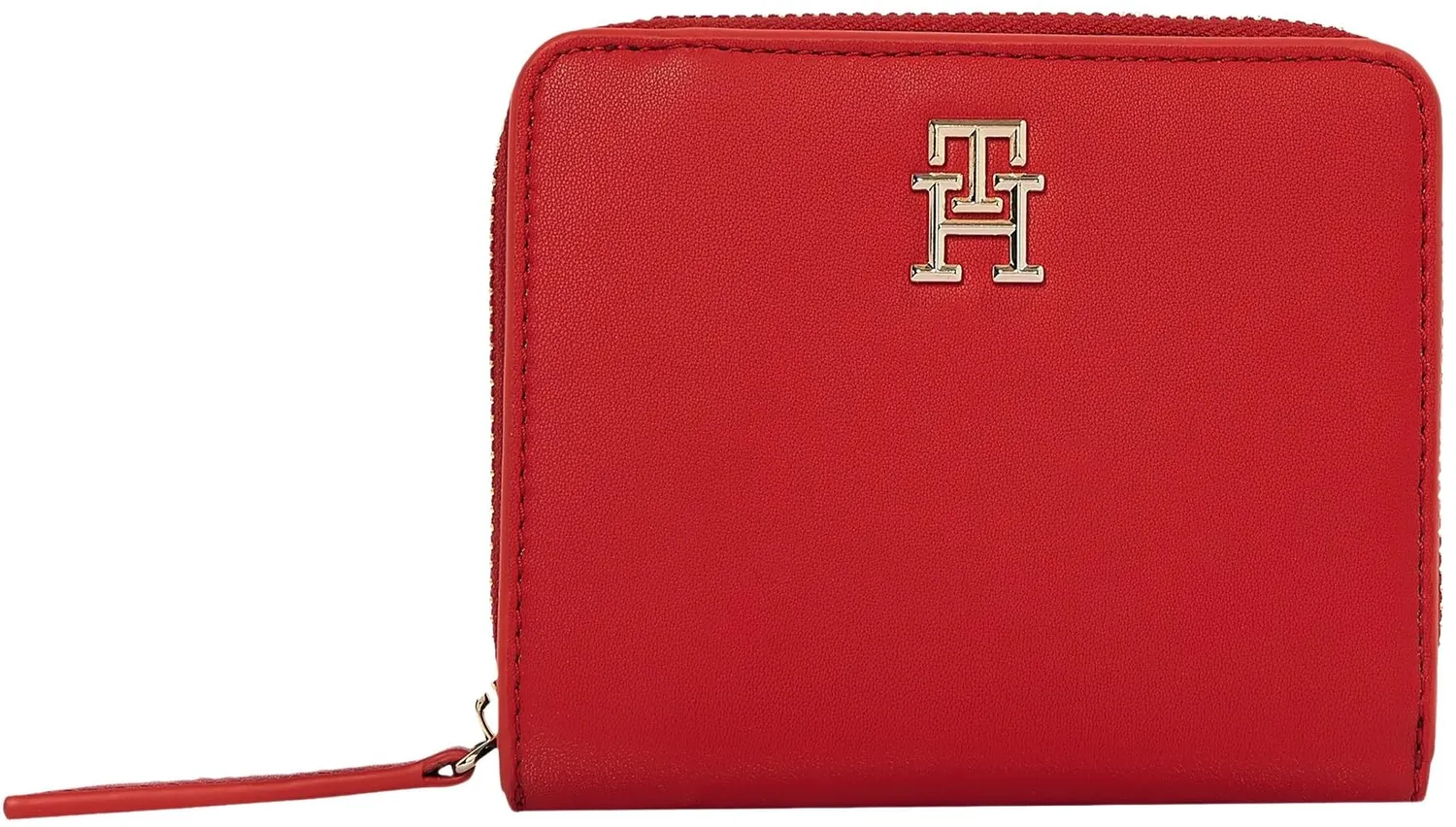 Tommy Hilfiger Logotape Piccolo portafoglio nero compatto