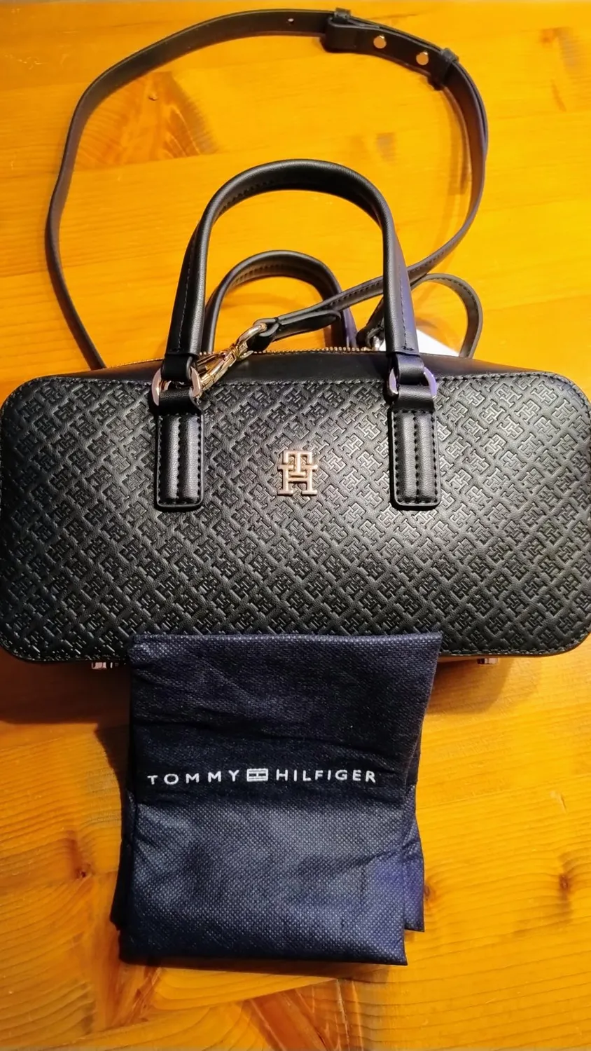 Tommy Hilfiger Daily Crossover borsa tracolla beige mono