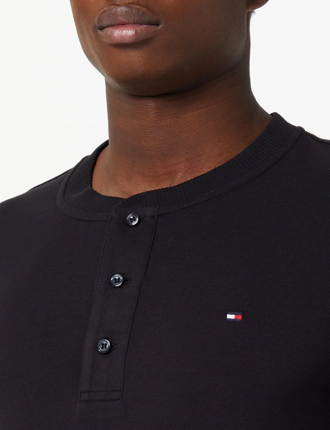 Tommy Hilfiger maglia maniche lunghe uomo cotone