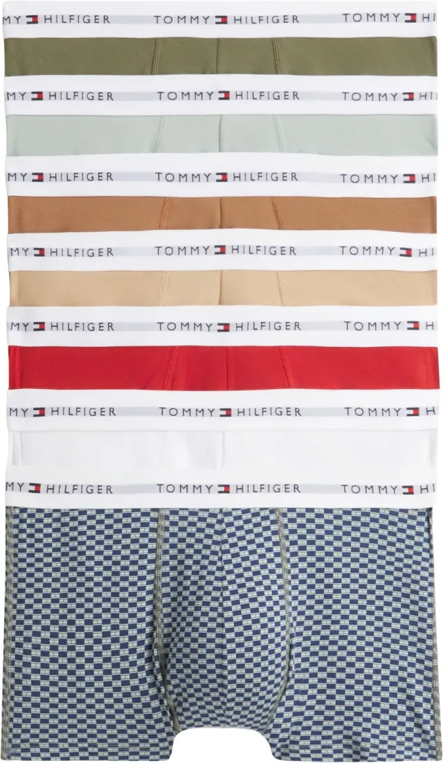 Tommy Hilfiger UM0UM03894 boxer trunk uomo 7 pezzi fantasia