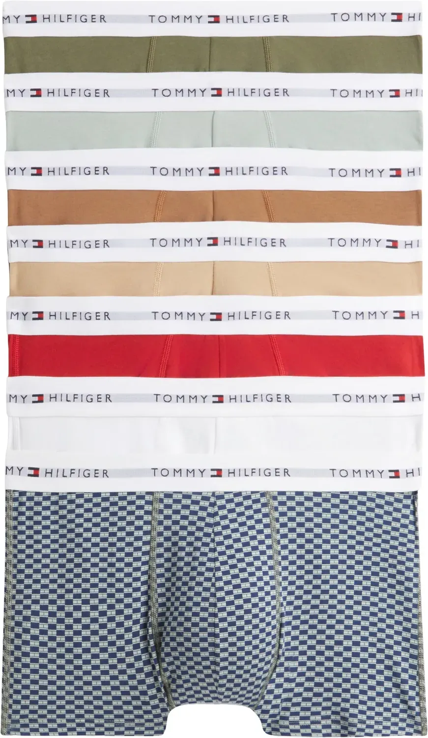 Tommy Hilfiger UM0UM03894 boxer trunk uomo 7 pezzi fantasia