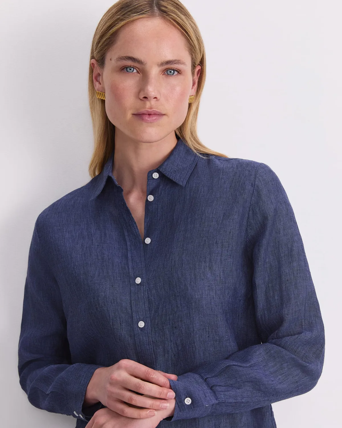Sportscraft Dahlia camicia lino donna classica