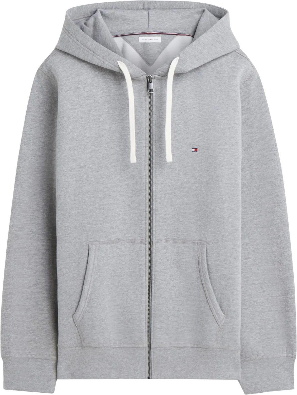 Tommy Hilfiger Essential Fleece MW0MW44931 felpa zip cappuccio pile