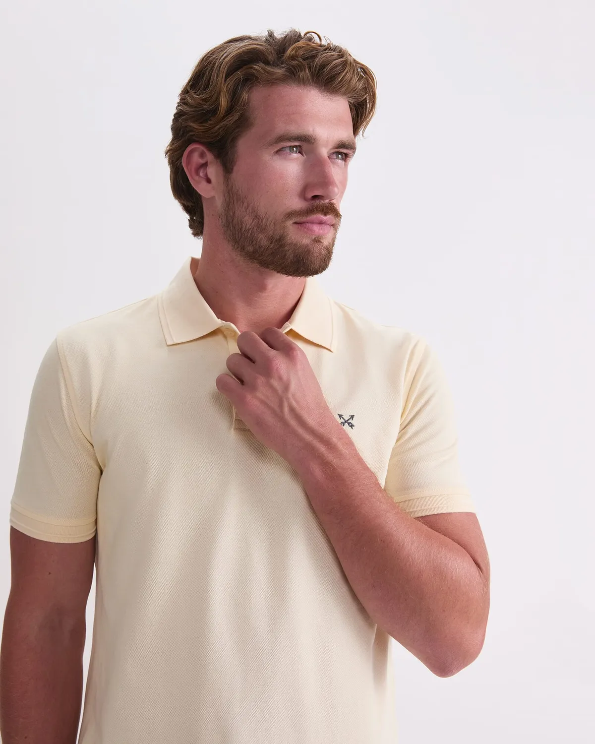 Sportscraft SC Pique Polo uomo cotone garment wash