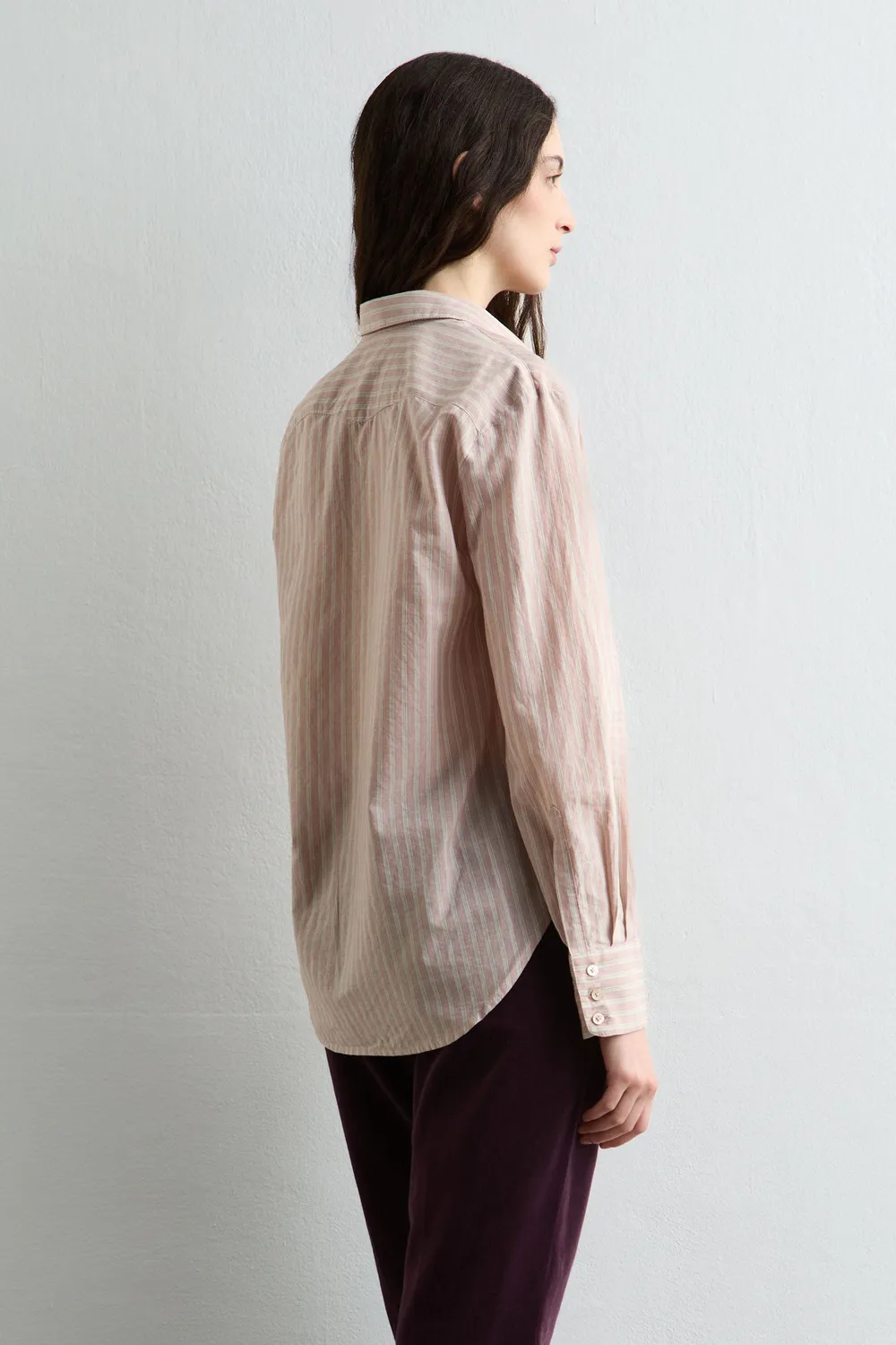 Massimo Alba Charlize camicia donna rosa cotone