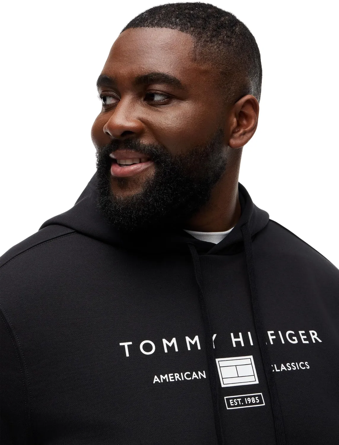 Tommy Hilfiger Mw0mw44052 felpa zip uomo 5XL cappuccio