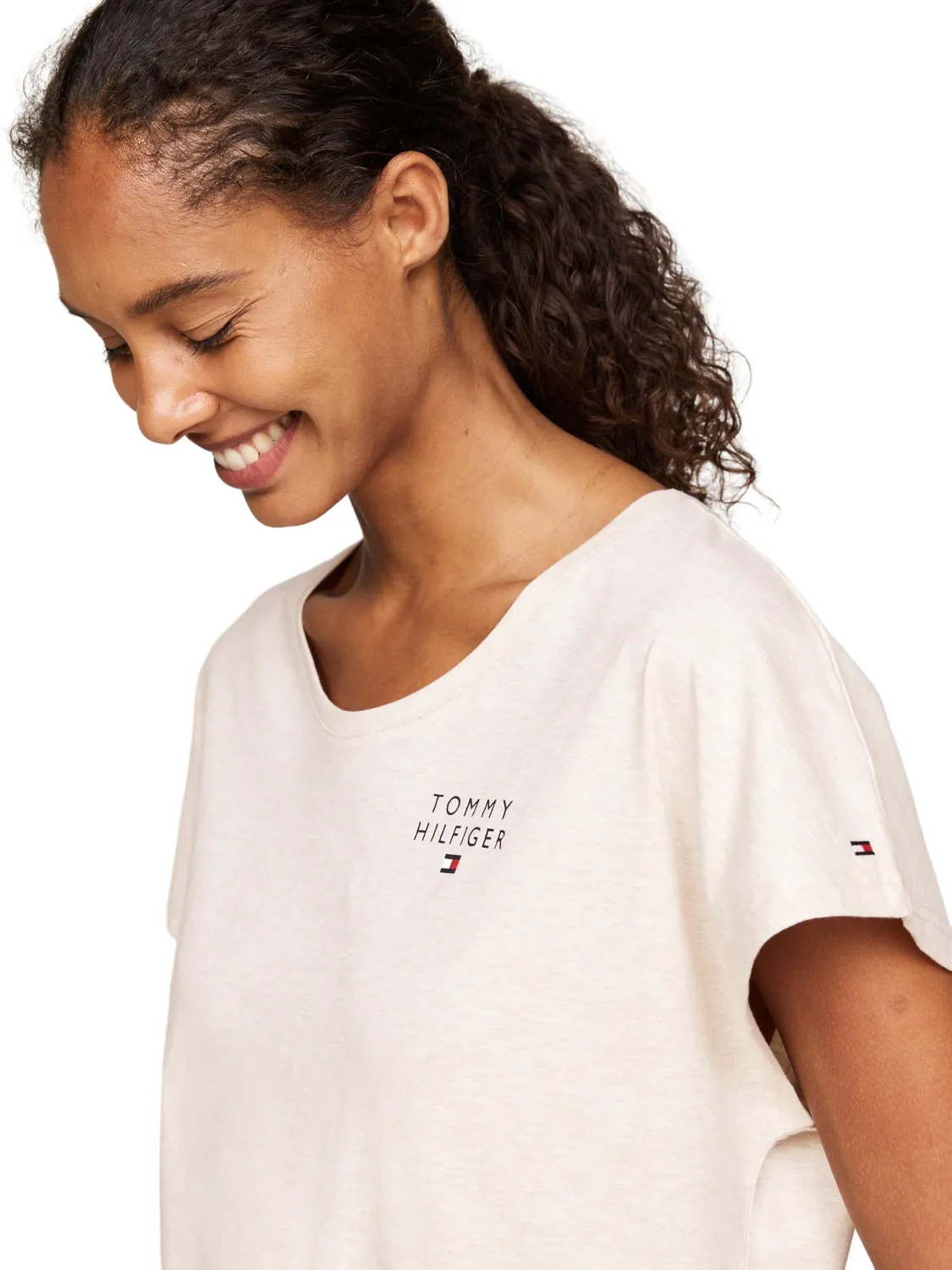 Tommy Hilfiger UW0UW05222 maglietta donna taglia S cotone