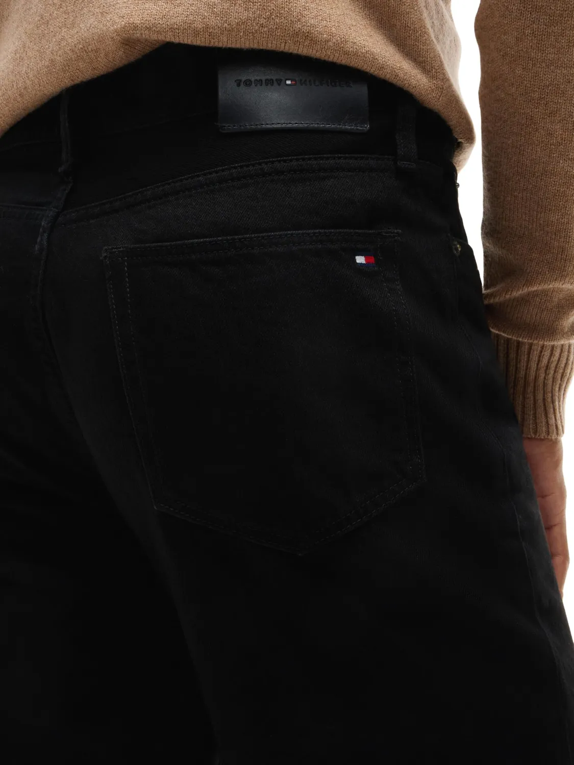 Tommy Hilfiger River Relaxed jeans uomo Bas Black 34W 32L denim