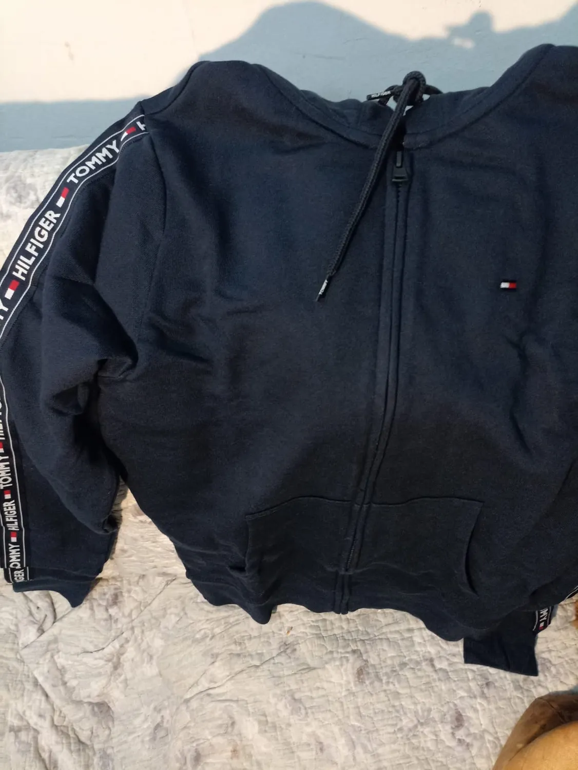 Tommy Hilfiger Cerniera felpa uomo cappuccio zip intera
