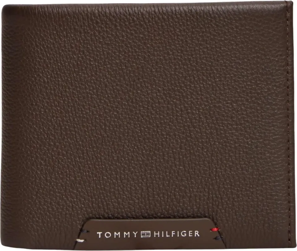 Tommy Hilfiger TH Corp AM0AM14779 portafoglio bifold marrone