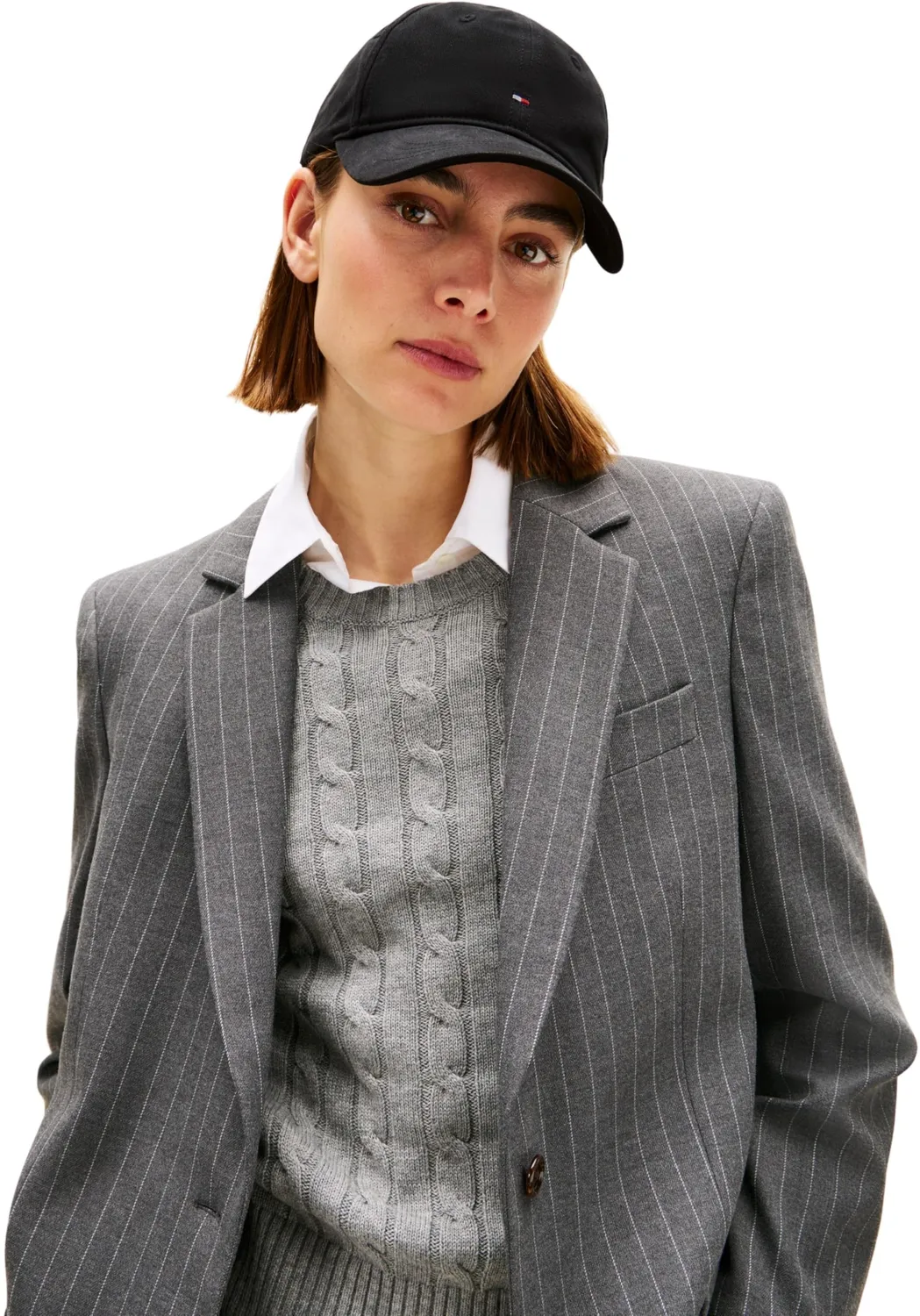 Tommy Hilfiger Flag Soft Panel Cappellino Donna Nero Cotone