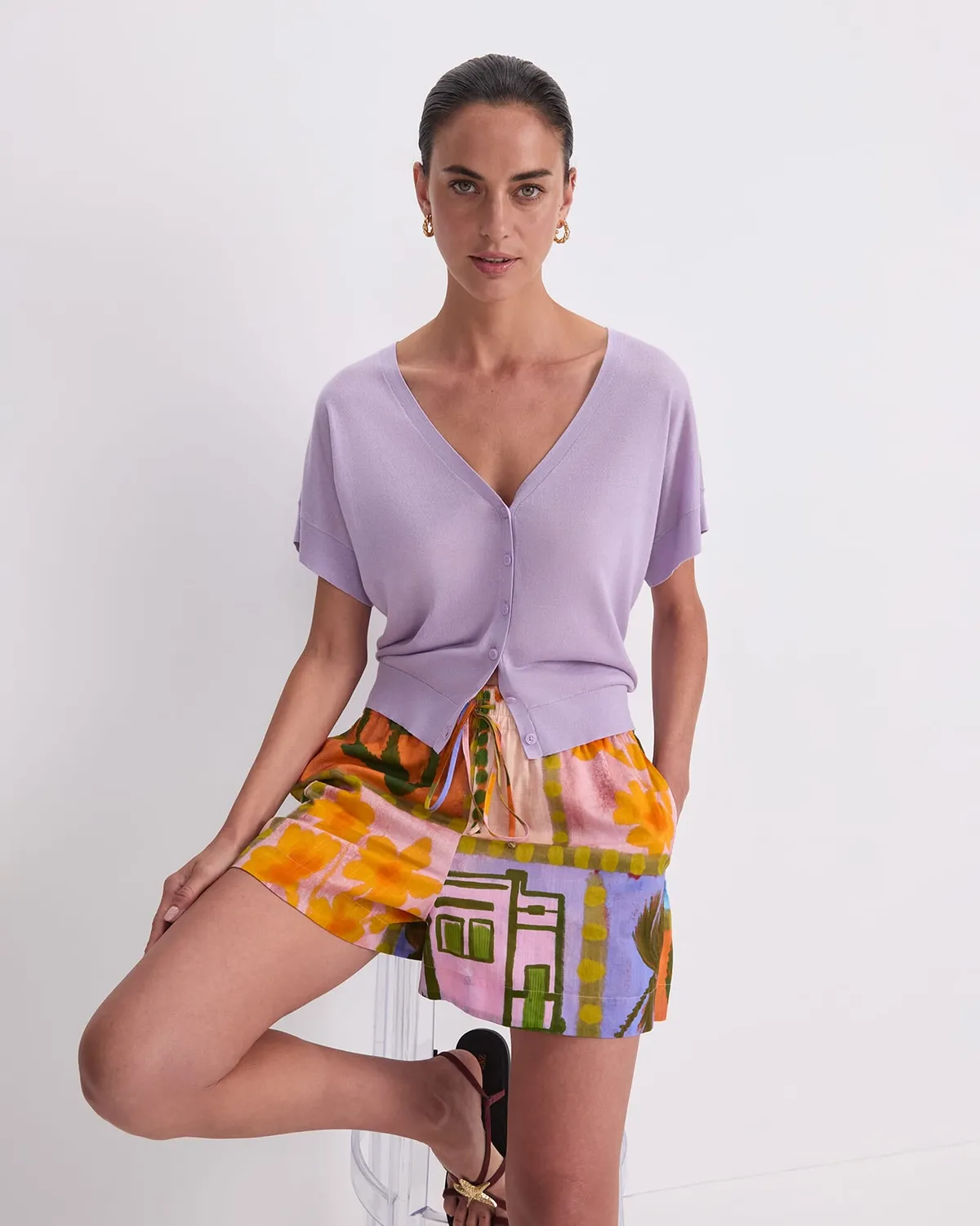 Sportscraft Silk Blend maglia seta reversibile