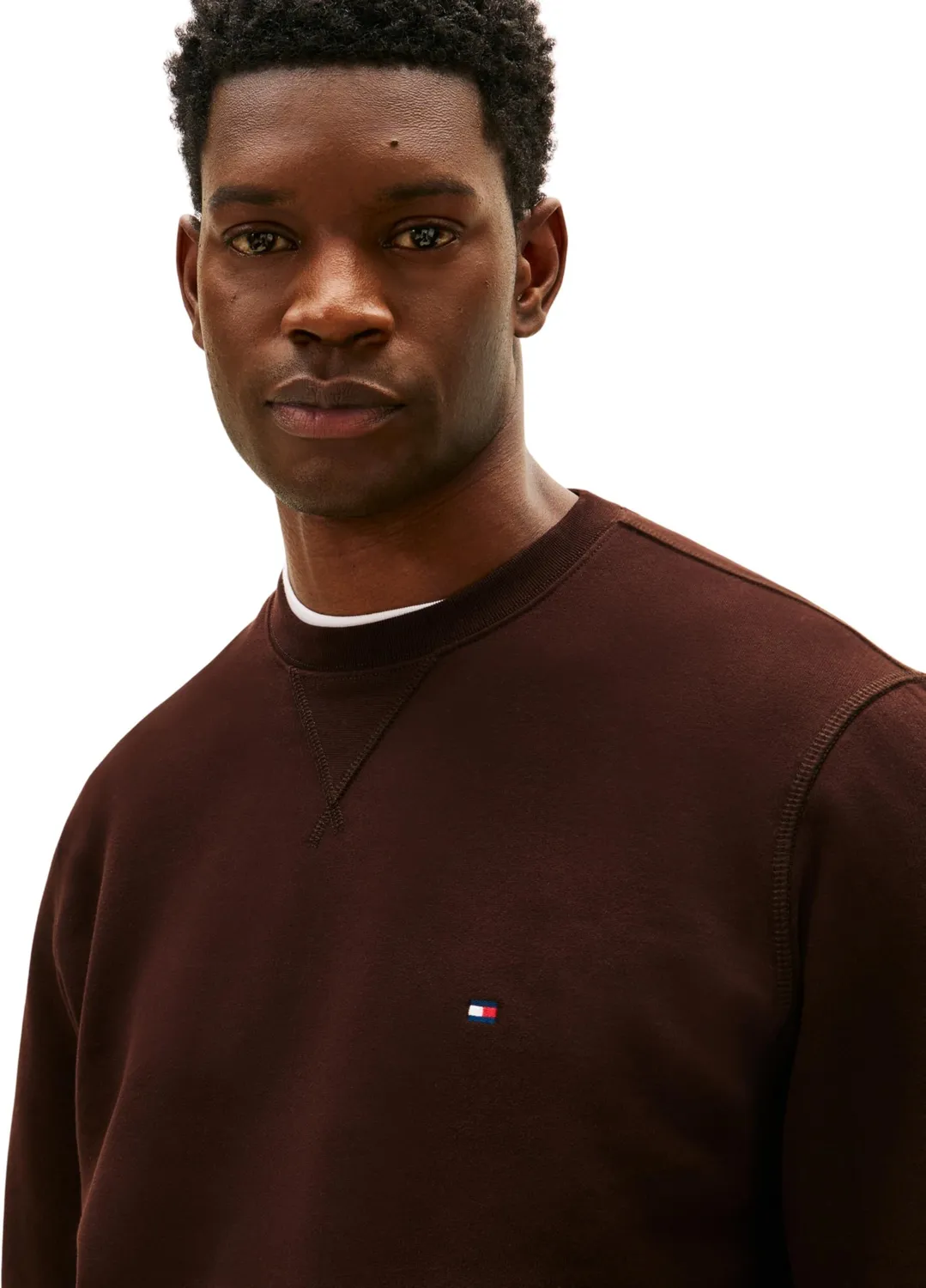 Tommy Hilfiger Seasonal Fleece Felpa Girocollo Uomo in Pile