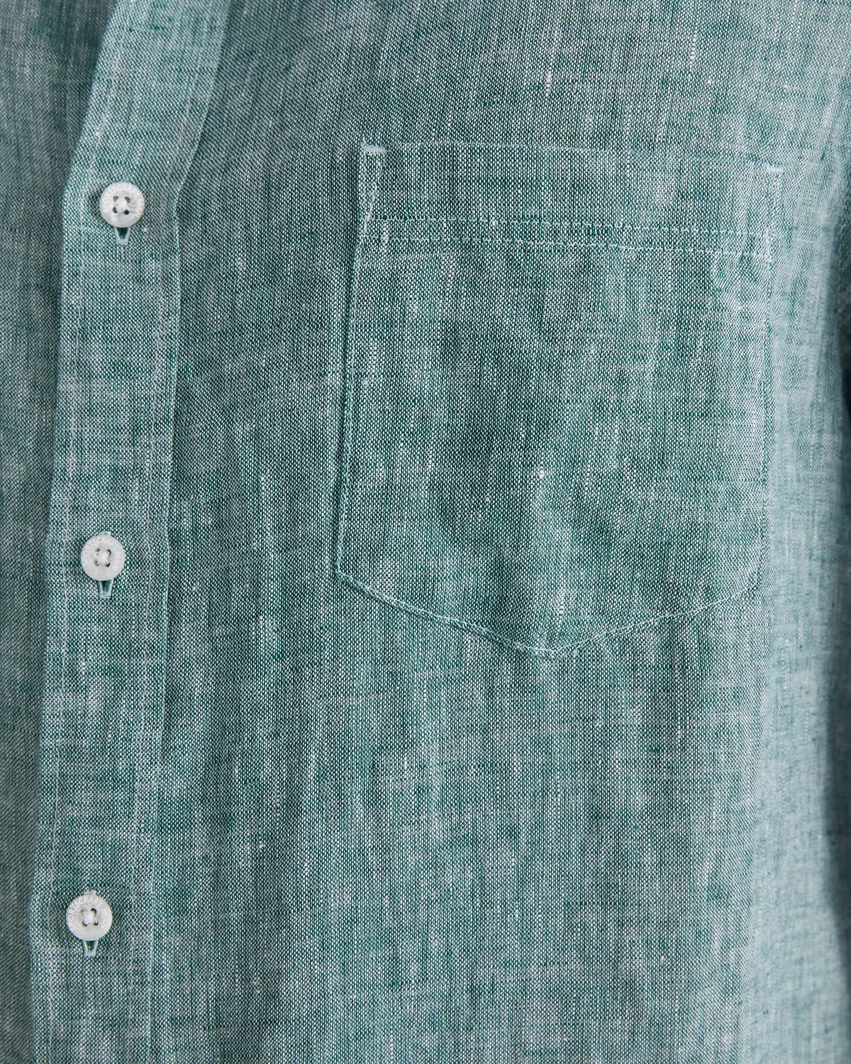 Sportscraft camicia lino manica lunga tinta in filo