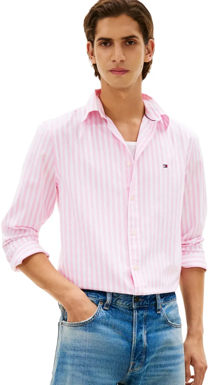 Tommy Hilfiger Flex Poplin Classic camicia uomo regular fit