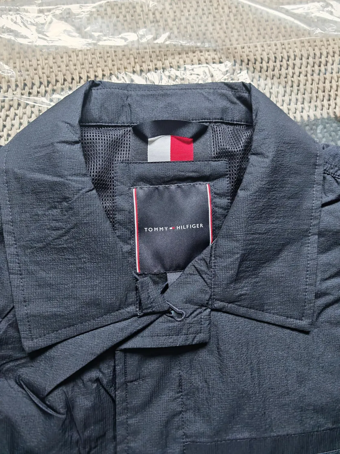 Tommy Hilfiger Overshirt giacca uomo L azzurra